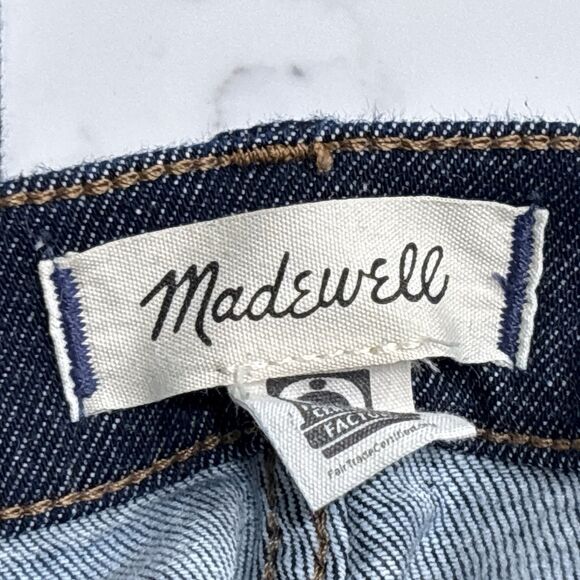 Madewell Jeans Womens 31 The Perfect Vintage Flare Dark Wash High Rise - Picture 2 of 13